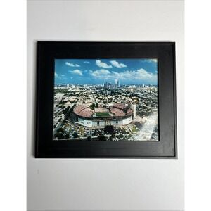Vintage College Football Miami Orange Bowl Stadium Framed Picture